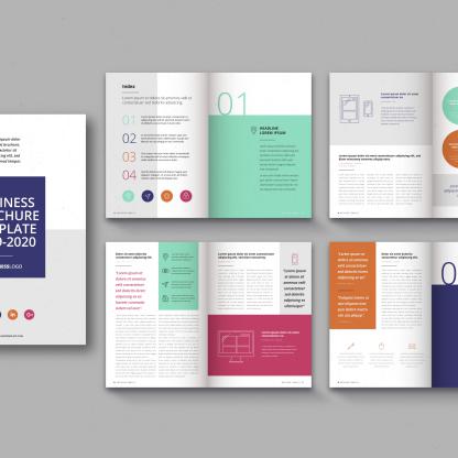 Mise en page brochure business